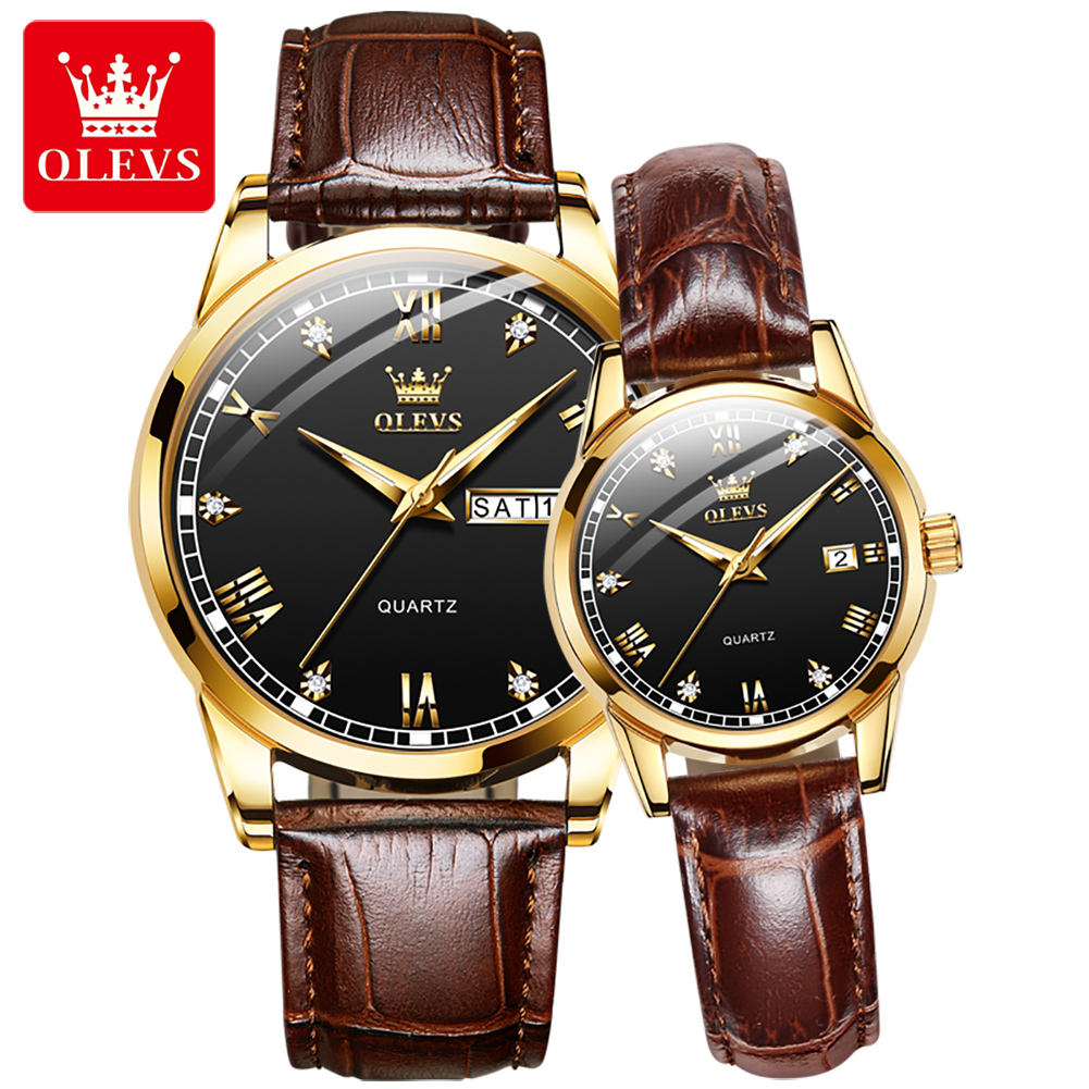 Olevs Casual Couple Watch Quartz Wrist watch